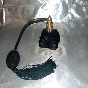 GLASS REFILLABLE PERFUME BOTTLE WITH SPRAY ATOMIZER